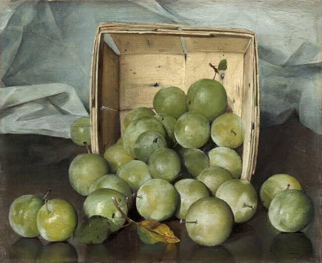 Prunes vertes Joseph Decker