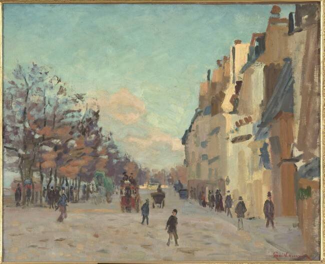 Quai de la gare, effet de neige, dit à tort Quai de Bercy, Paris Armand Guillaumin