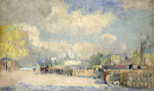 Quai du Louvre Albert Lebourg
