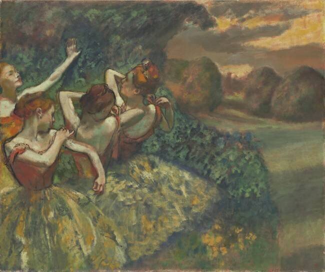 Quatre danseuses Edgar Degas