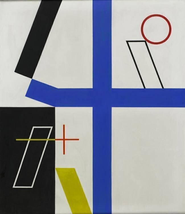 Quatre espaces à croix brisée Sophie Taeuber-Arp