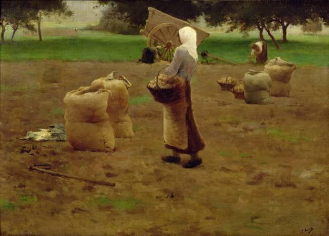 Récolte des pommes de terre Henry Lerolle