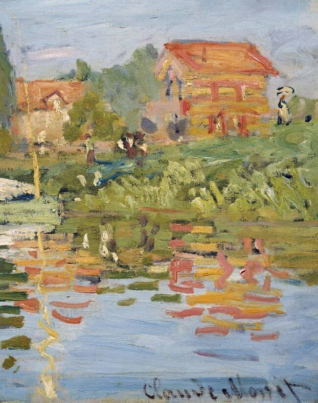 Régates à Argenteuil Détail Claude Monet