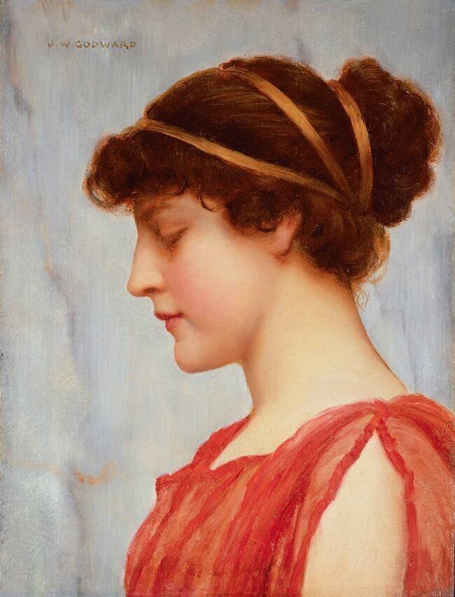 Rêverie grecque John William Godward