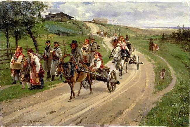 Retour de la foire Illarion Prianichnikov