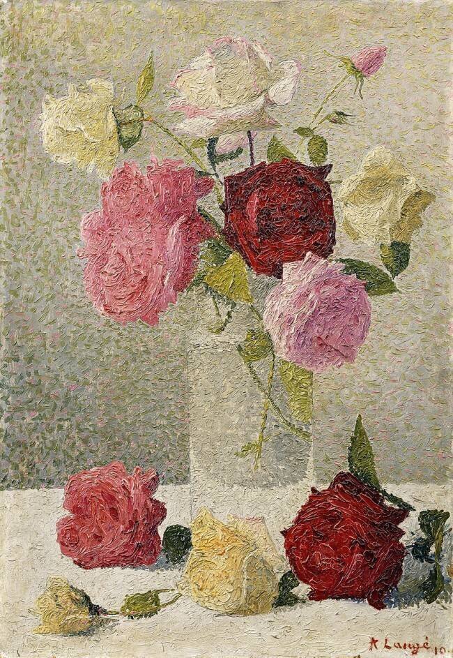 Roses dans un vase Achille Lauge