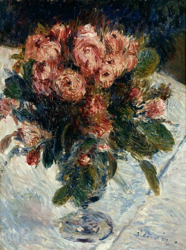 Roses mousseuses Auguste Renoir