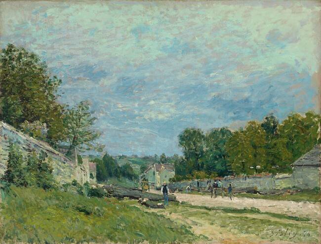 Route de Versailles Alfred Sisley
