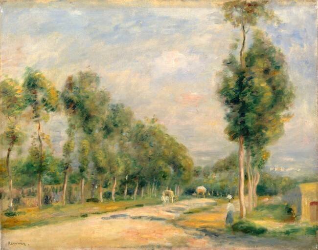 Route de Versailles à Louveciennes Auguste Renoir