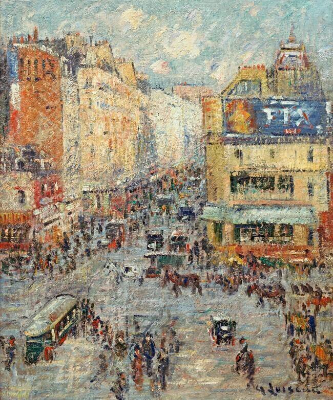 Rue de Clignancourt, Paris Gustave Loiseau
