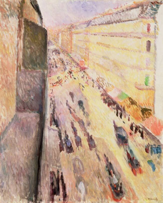 Rue de Rivoli Edvard Munch