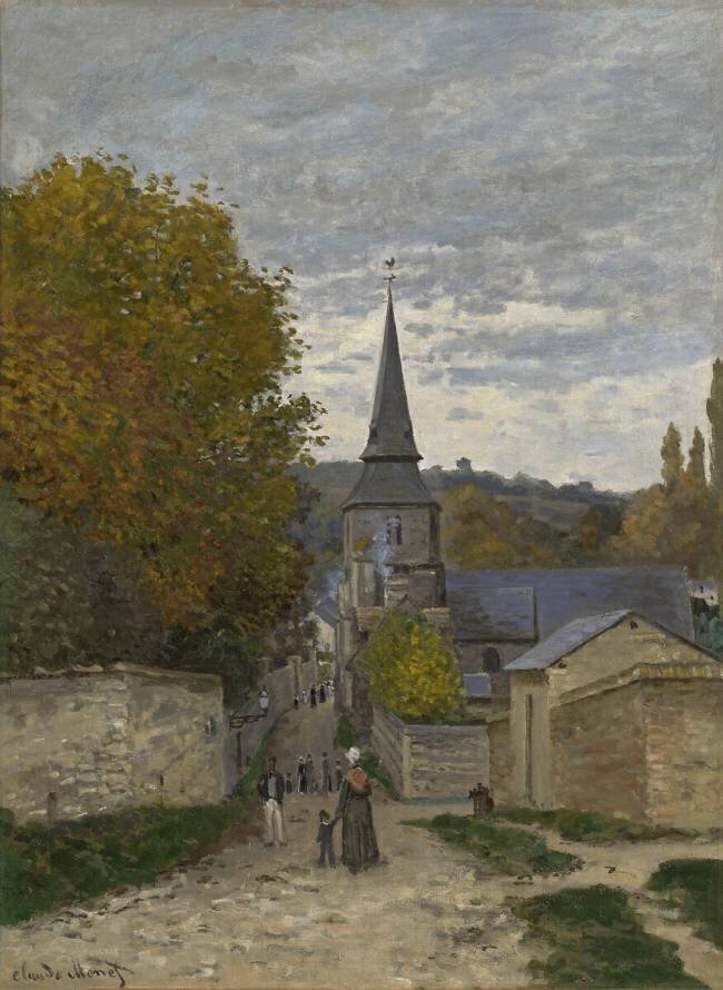Rue de Sainte-Adresse Claude Monet