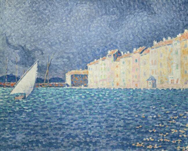 Saint-Tropez, l'Orage Paul Signac