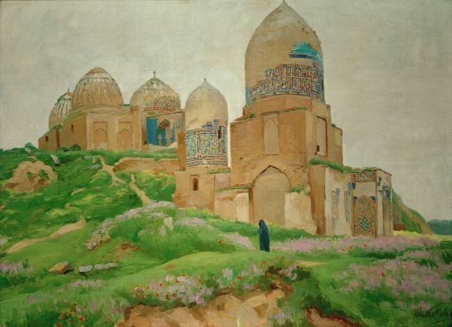 Samarkand, Schah-i-Sindah-Mausol Iwan Kasakow