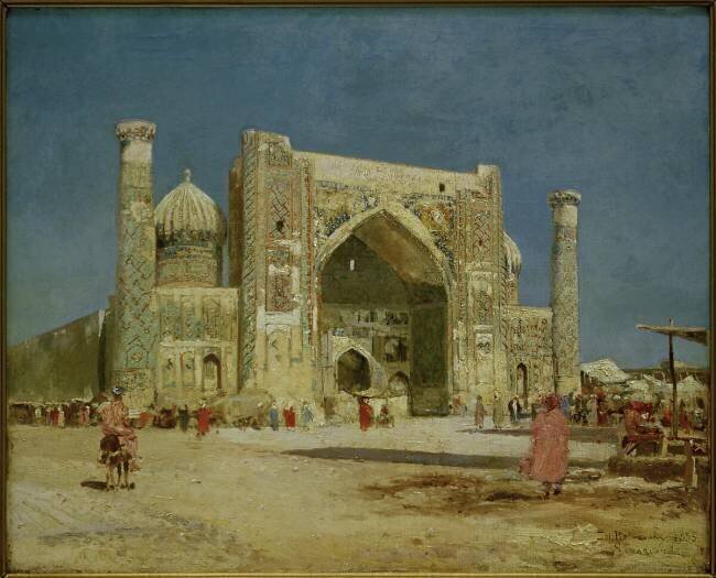 Samarkand, Shir-Dor-Medrese Michail Nikolajewitsch Belajewski