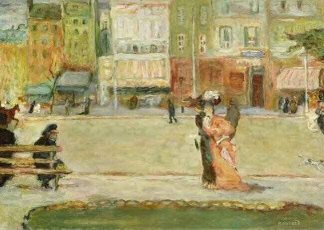 Scène de rue Pierre Bonnard