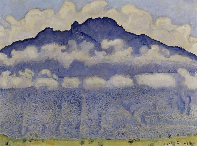 Schynige Platte, paysage de l'Oberland bernois, Suisse ou La Pointe d'Andey vue de Bonneville Ferdinand Hodler