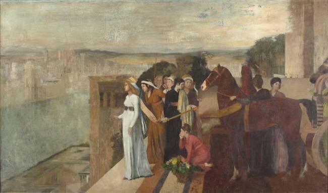 Sémiramis construisant Babylone Edgar Degas