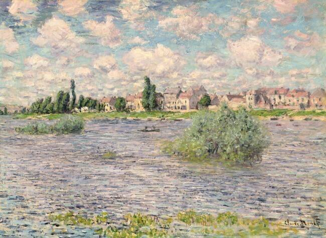 Seine à Lavacourt Claude Monet