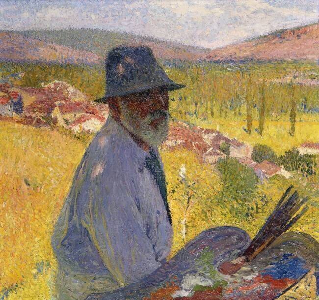 Self portrait at La Bastide-du-Vert Henri Martin