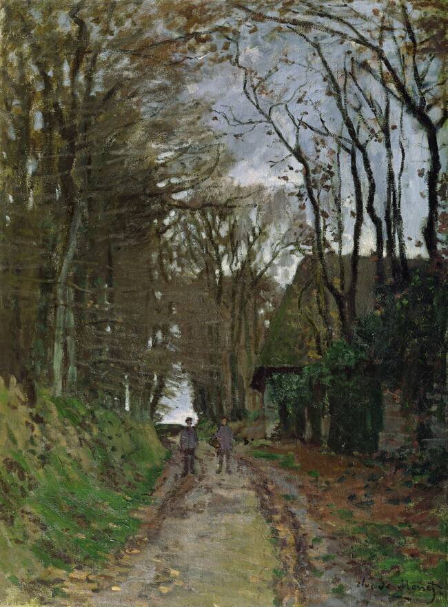 Sentier en Normandie Claude Monet