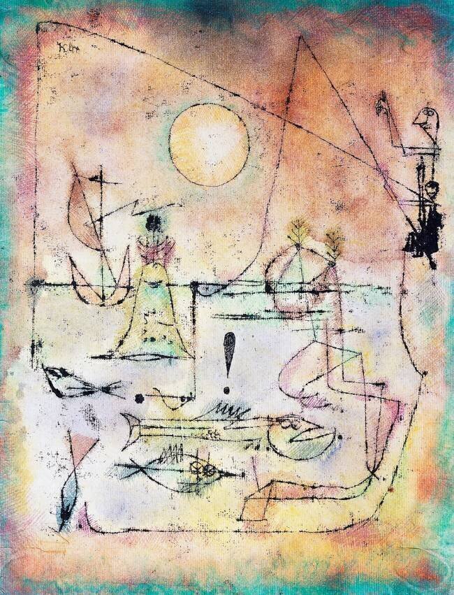 Sie Beissen an (Ils mordent) Paul Klee
