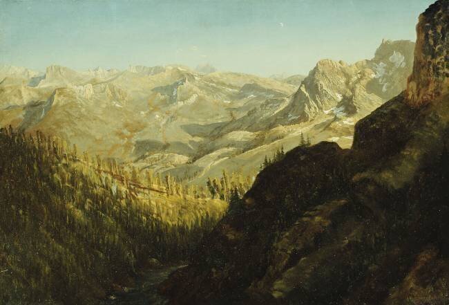Sierra Nevada Mountains Albert Bierstadt