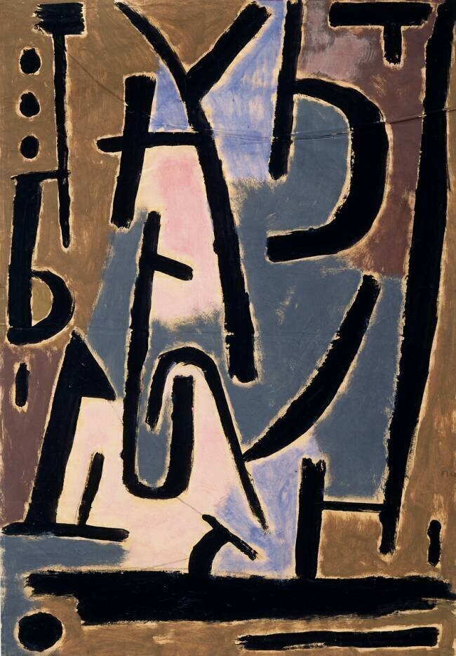 Signes menaçants Paul Klee