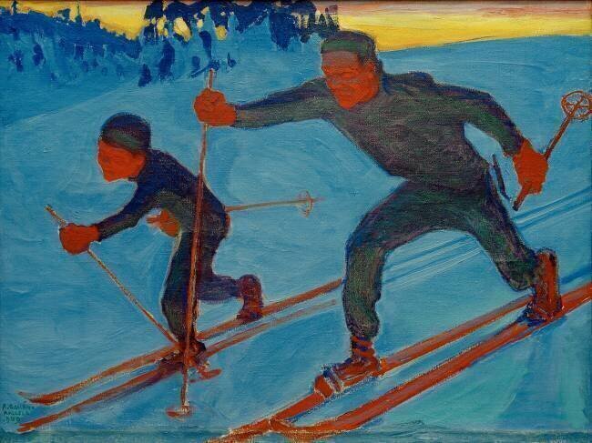 Ski d'Akseli et de Jorma Akseli Gallen-Kallela