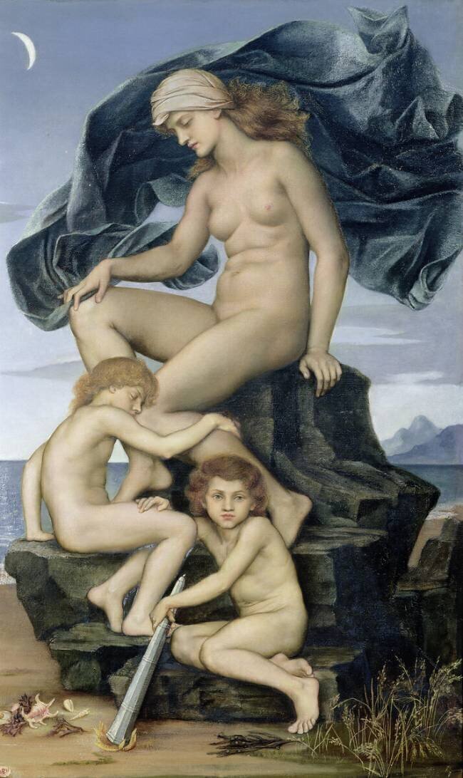Sleep and Death Evelyn de Morgan