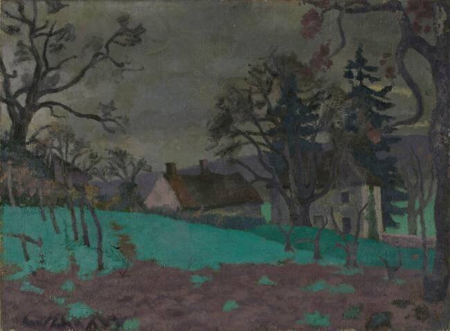Soir d'hiver en Morvan André Chapuy