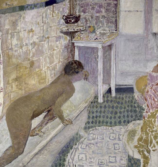 Sortir du bain Pierre Bonnard