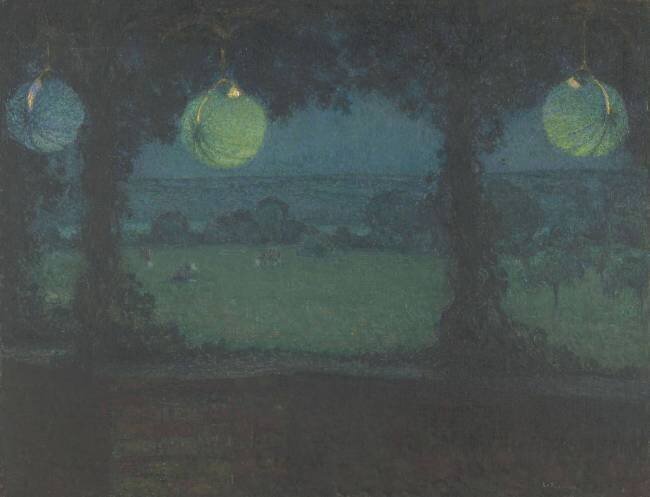 Sous la tonnelle Henri Le Sidaner