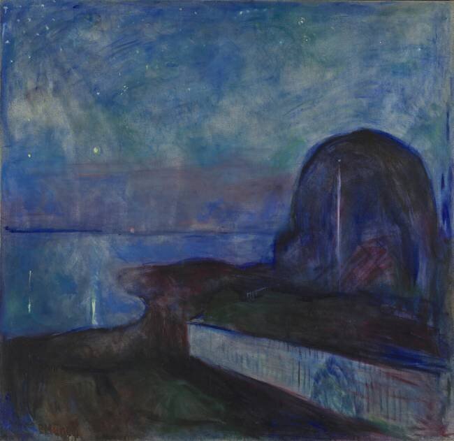 Starry Night Edvard Munch