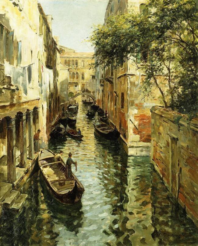 Sunlight: The Rio Sant'Aponal Louis Aston Knight