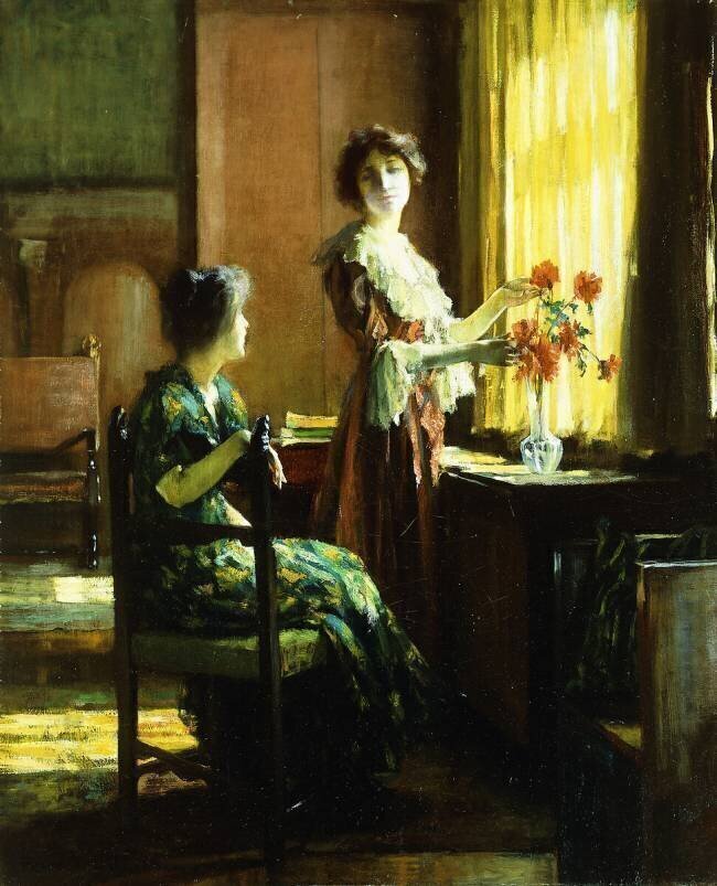 Fenêtre ensoleillée Francis Coates Jones