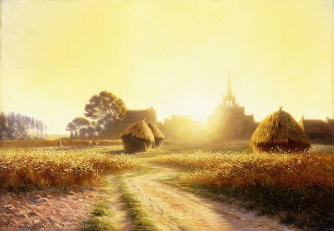 Sunset in Champagne Armand Guéry
