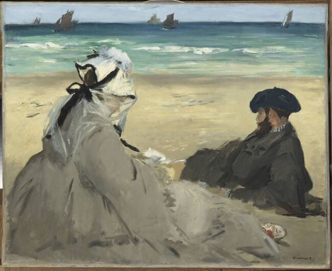 Sur la plage Edouard Manet