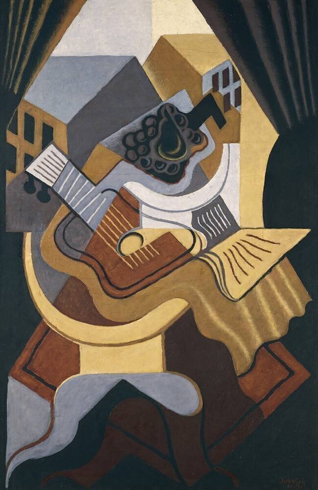 Table devant une fenêtre Juan Gris