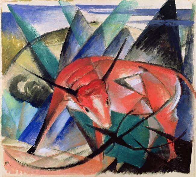 Taureau rouge Franz Marc