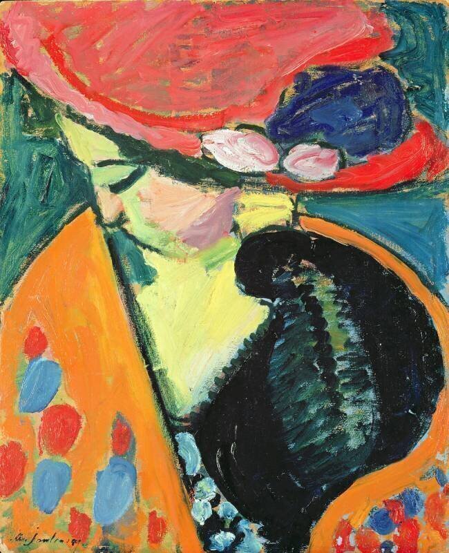 Tête abaissée Alexej von Jawlensky
