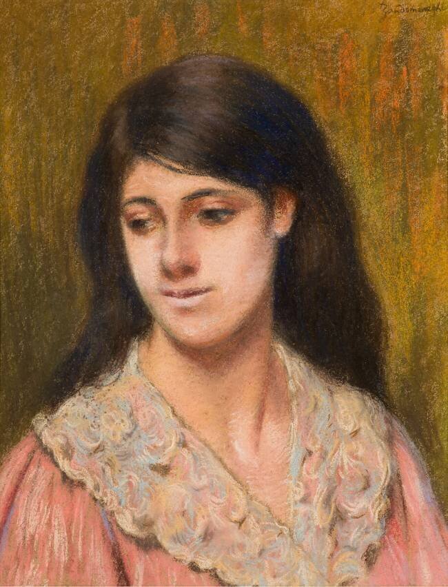 Tête de femme Federico Zandomeneghi