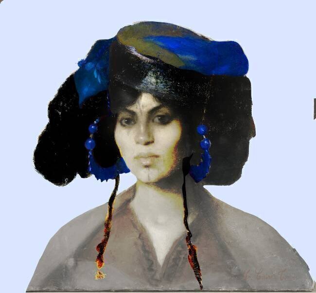 Tête de femme Biskra (édition) Marie Caire