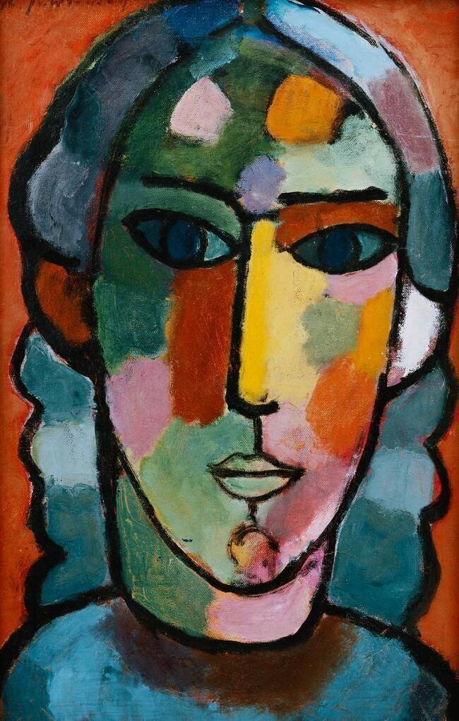 Tête de Fille Alexej von Jawlensky