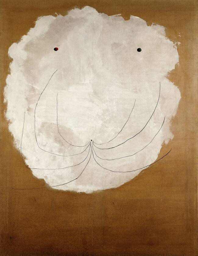 Tête, Le Chat Blanc Joan Miró