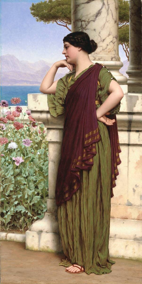 Tendres Pensées John William Godward