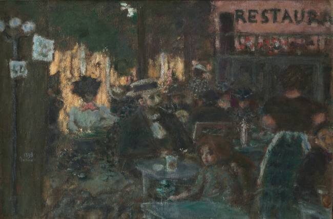 Terrasse du café Pierre Bonnard