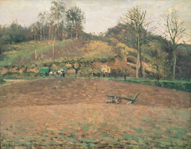 Terres labourables Camille Pissarro