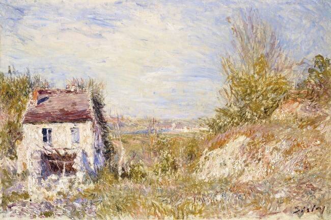 The Abandoned House Alfred Sisley