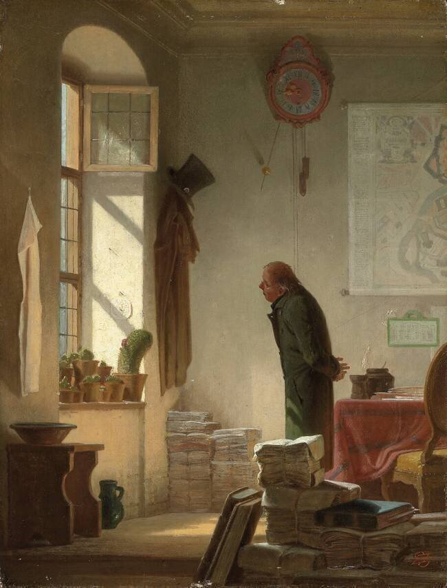 The Cactus Lover Carl Spitzweg